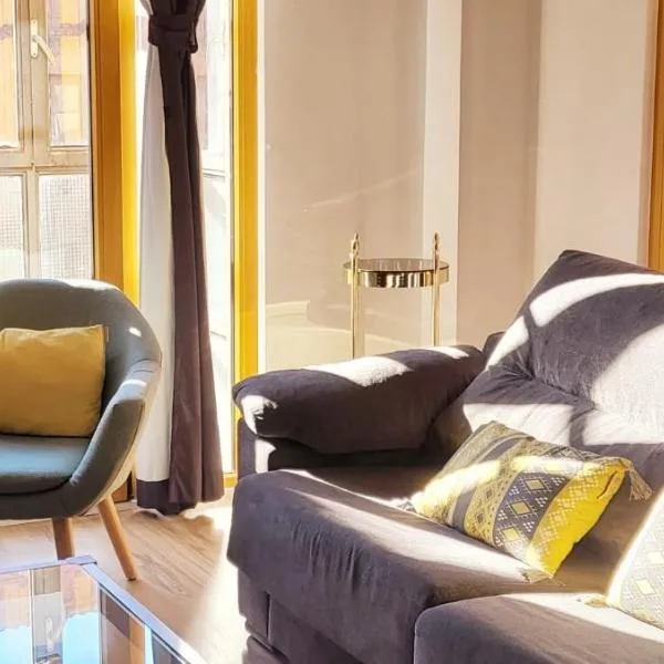 www SanMartinPlaza es En el corazón del casco histórico，位于莱昂的酒店