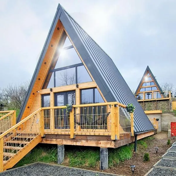Cabanele A Frame, Salciua Noua, hôtel à Sălciua Nouă