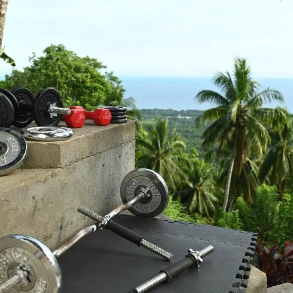 The balcony of the camiguin island, hotel in Mambajao