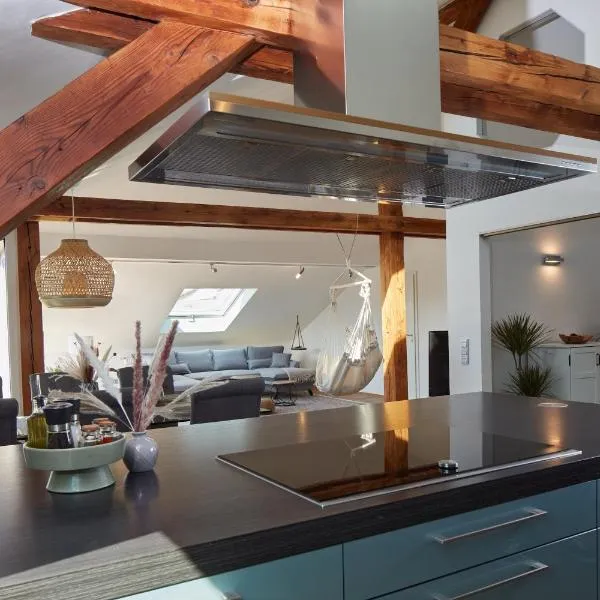 ⸨⸩ Sunset Penthouse: Messe - Siemens - DB - MAN ⸨⸩, hotel v Norimberku