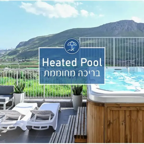 Magdala Infront Sea of Galilee and Mount Harbel, ξενοδοχείο σε Migdal