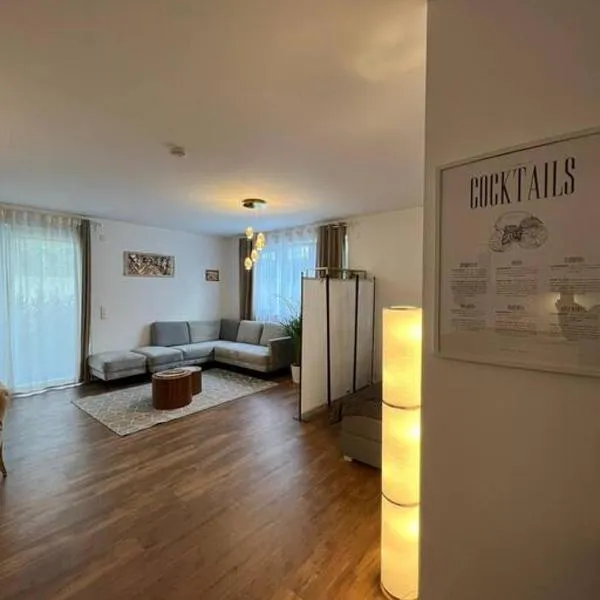 Moderne Wohnung mit 4 Betten, hotel in Bochum