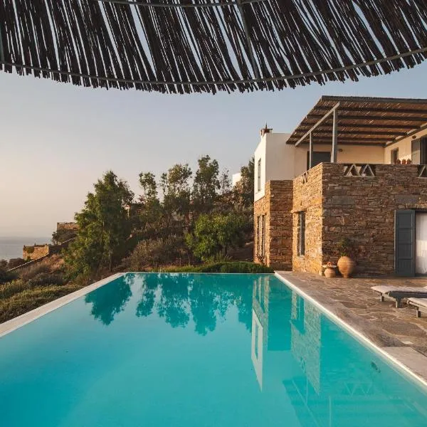 Kea Boho Luxury with Pool & Stunning Views, ξενοδοχείο στο Μελισσάκι