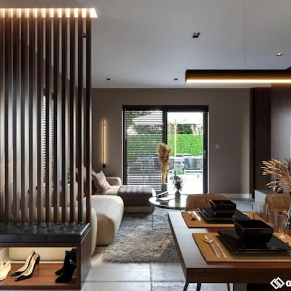 Villa Valentin 2 chambres avec piscine chauffé à Calvi, hotell i Calvi