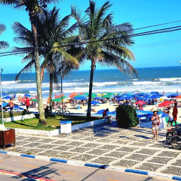 Praia do Tombo - Guarujá - Pé na areia, hotel no Guarujá