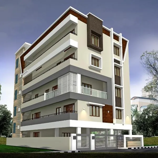 SLS Homestay - Luxury AC Service Apartments 1BHK, 2BHK, 3BHK - Direct Flyover to Alipiri Tirumala Gate - Walk to PS4 Pure Veg Restaurants, Supermarkets - Near to National Highway & Padmavathi Amma Temple - Modular Kitchen, Living room -Free Superfast Wifi, hotel in Tirupati