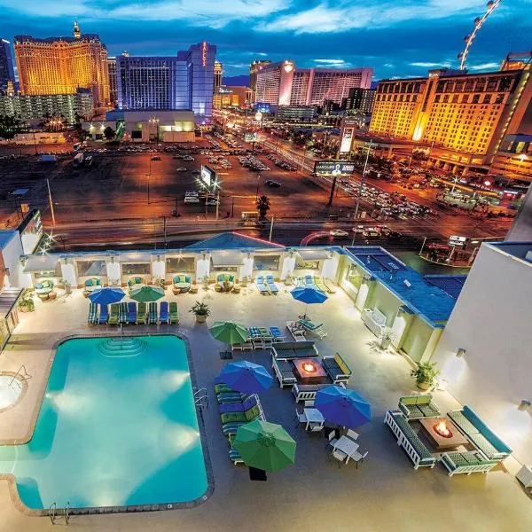 Ultimate Las Vegas Getaway One Bedroom Suite with Balcony, Kitchen, Gym, Pool & Free Parking, hotel in Las Vegas