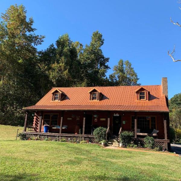 Log Cabin in the Field, Huntington