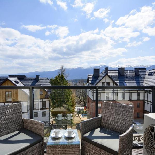 Apartament AREKA A16 Green Resort - klimatyzacja, basen, sauny, jacuzzi, siłownia, Szklarska Poręba