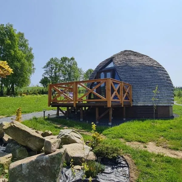 4 Żywioły - całoroczne domki kopułowe w Sudetach, hotel in Stronie Śląskie