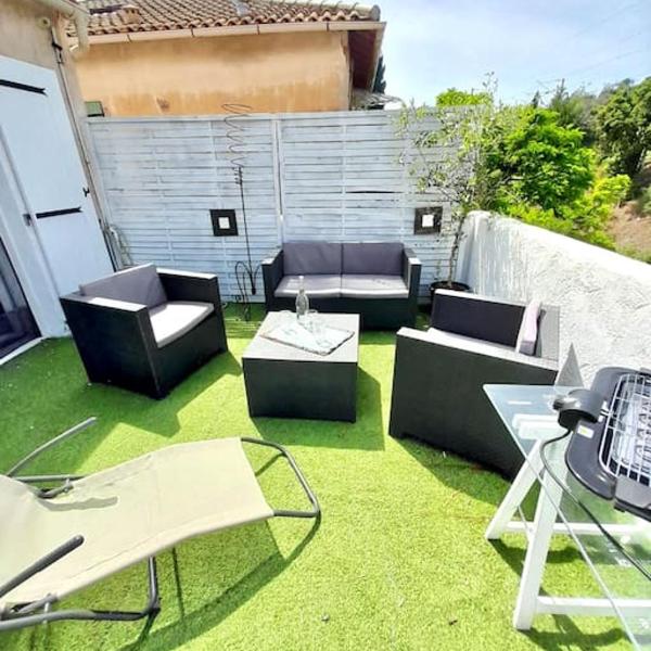 T3 haut de villa avec terrasse de 25m2