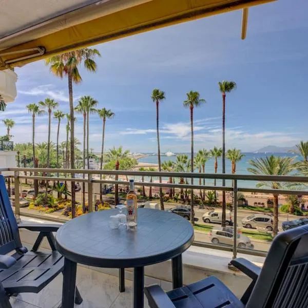 Croisette, Amazing Beach Views, 1-bed Apt, hotell i Cannes