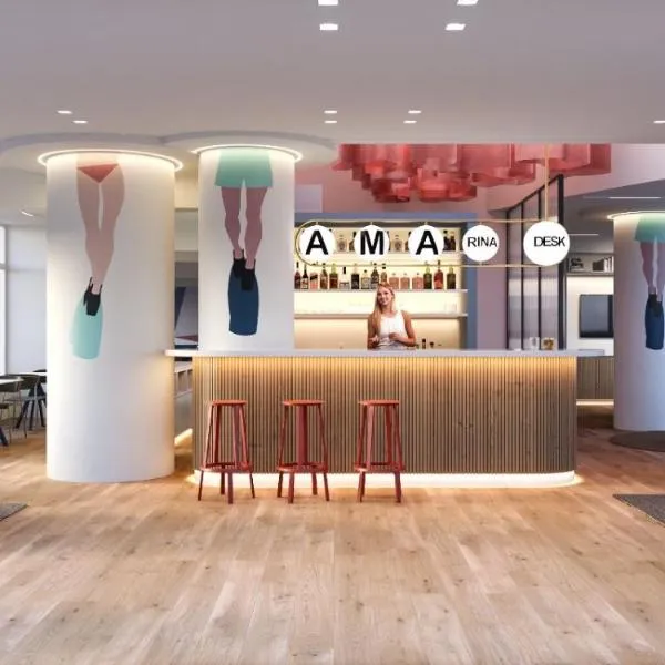 Amarina Hotel、マリーナ・ディ・ピエトラサンタのホテル