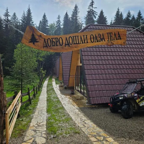 Oaza Jela, hotel v mestu Mitrovac