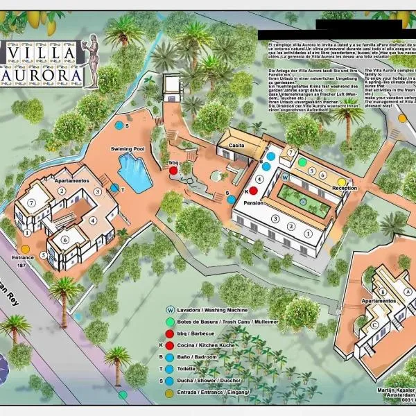 Apartamentos Villa Aurora、バジェ・グラン・レイのホテル