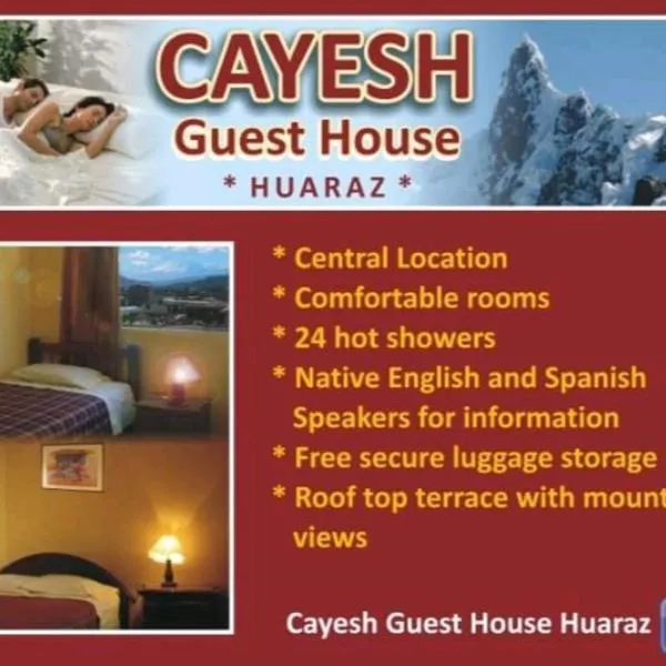 CAYESH Guest House, hotel v destinaci Huaraz