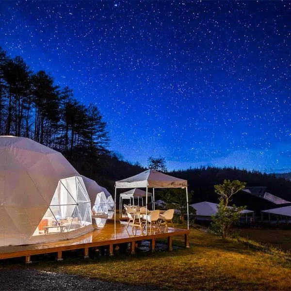 温泉グランピングWooods芸北、Kitahiroshimaのホテル