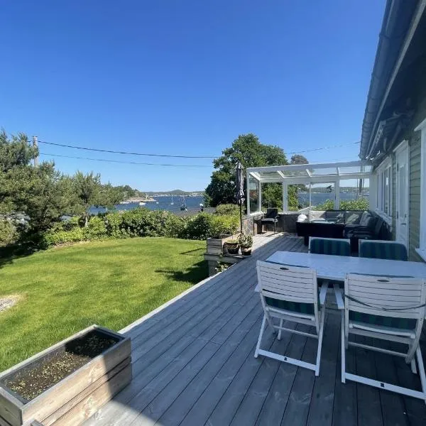 Perla - cabin by the sea close to sandy beaches, hôtel à Sandefjord