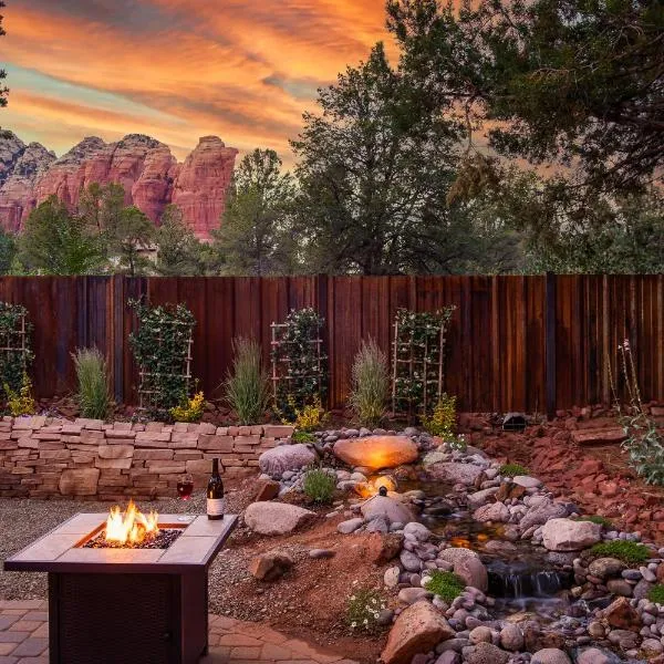 Red Glowing Rocks Sedona StarGazing Retreat Glowing Red Rock views with Mountain View ...
