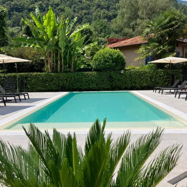 Residence Villa Margherita WITH POOL & HYDROMASSAGE, Hotel in Cannobio