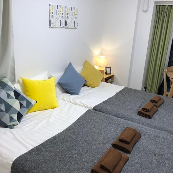 リブシティ錦糸町参番館上層階眺望良好北欧ルーム, Akihabara 6mins, Tokyo 8 mins, Direct to Narita Airport 成田空港直達