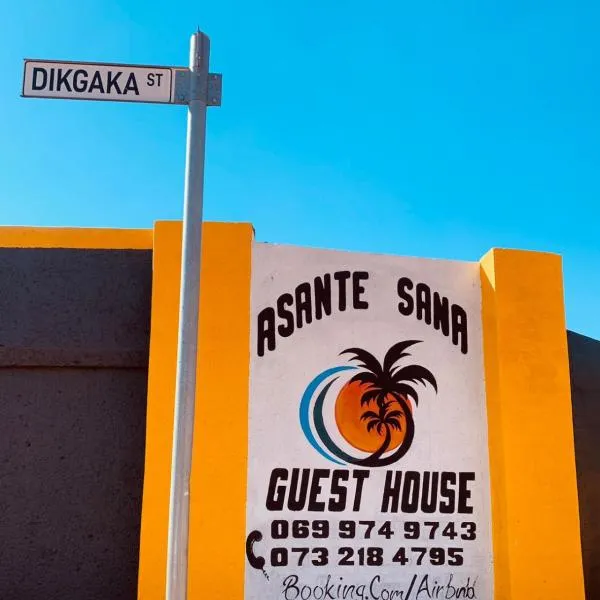 Asante sana guest house, hotel in Sekampaneng