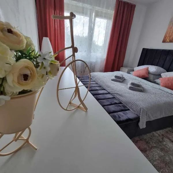 Prostorný byt v centru u řeky, 2 ložnice, balkón, hotel in Hradec Králové