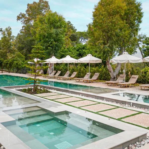 Grecotel LUXME Palms at Riviera Olympia & Aqua Park, hotel in Loutra Killinis