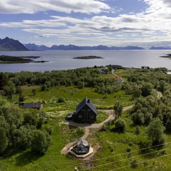 Bestefarhaugen - The cozy house on the hill - with a dome, Hotel in Bø