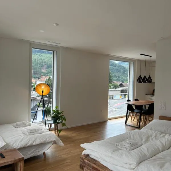 The R Apartment Engelberg, KLIMA, NEU, Balkon, Parking, khách sạn ở Balsthal