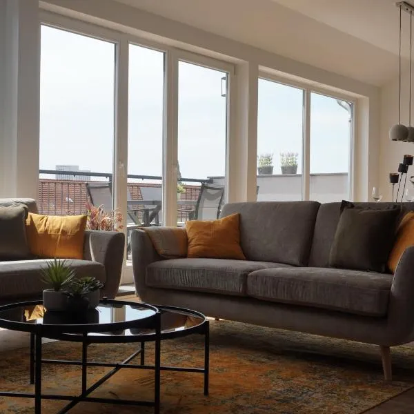 Sleepwell Apartment - Ehrensteinsuite, hotel i Leipzig