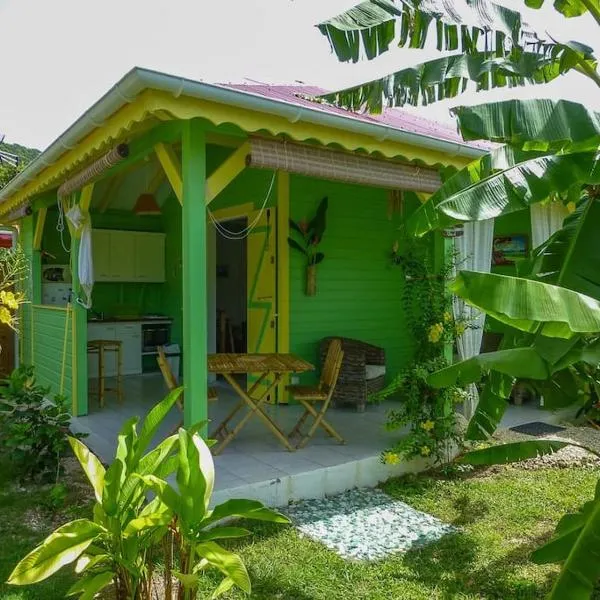Chez Marie & Philippe Ti'Kaz Citron Vert, hotel in Capesterre-de-Marie-Galante