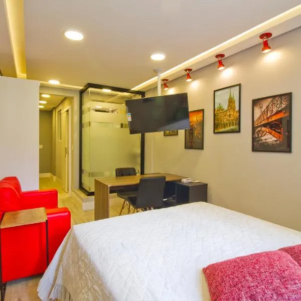 Studio c/ vaga de garagem, hotel em São Paulo