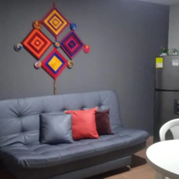 Apto #5 Acogedor con aire en lugar estratégico, hotel v destinaci Ríohacha