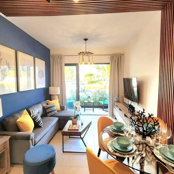 Thematic beach apartment in CapCana area, hotel en Punta Cana