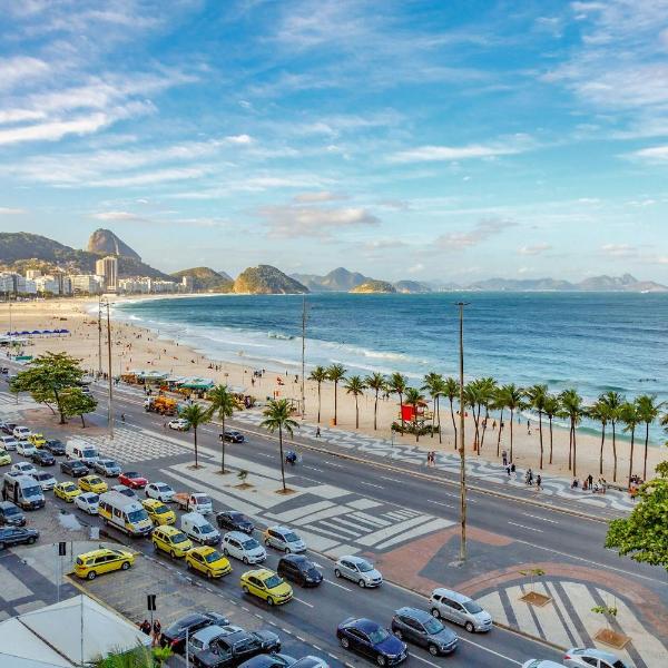Estúdio frente mar de Copacabana WIFI 500M