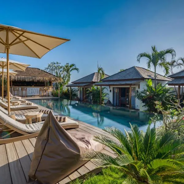 EHOA BALI Nyanyi Boutique Hotel - In front of entrance to NUANU, hotel di Tanah Lot