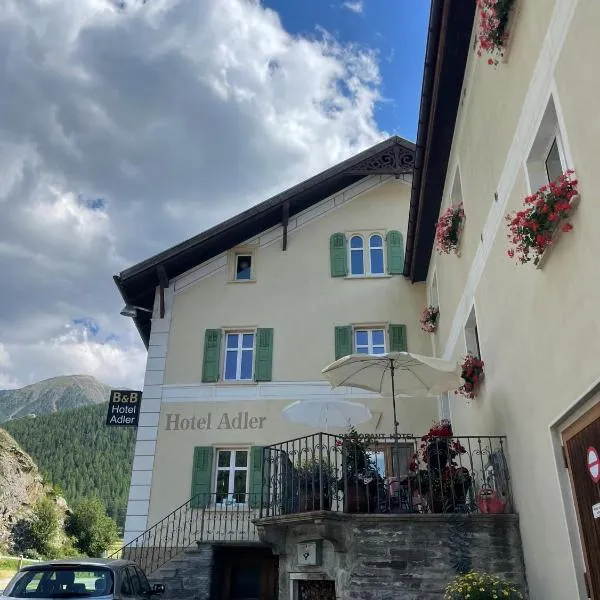 Hotel Adler Garni, hotel di Zernez