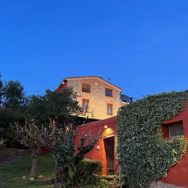 Les Vinyes Alojamiento Rural Boutique & SPA，位于Vilardida的酒店
