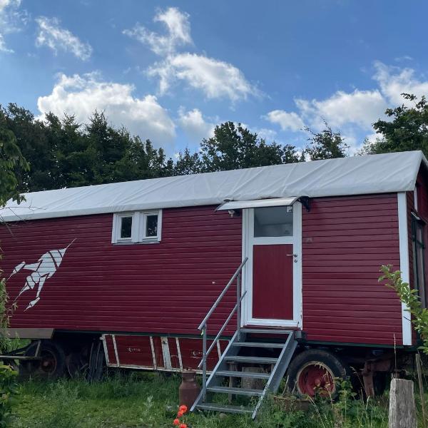 Zirkuswagen nahe Ostsee und Schlei