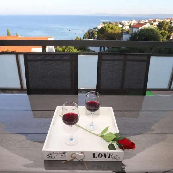 Apartment Relaxing sea view, Okrug Gornji, hotell sihtkohas Okrug Gornji