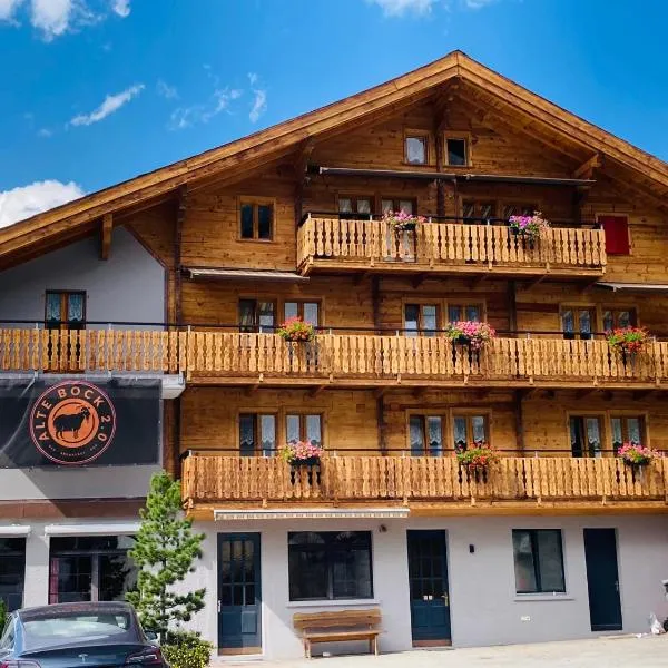Alte Bock 2.0, hotel in Grächen