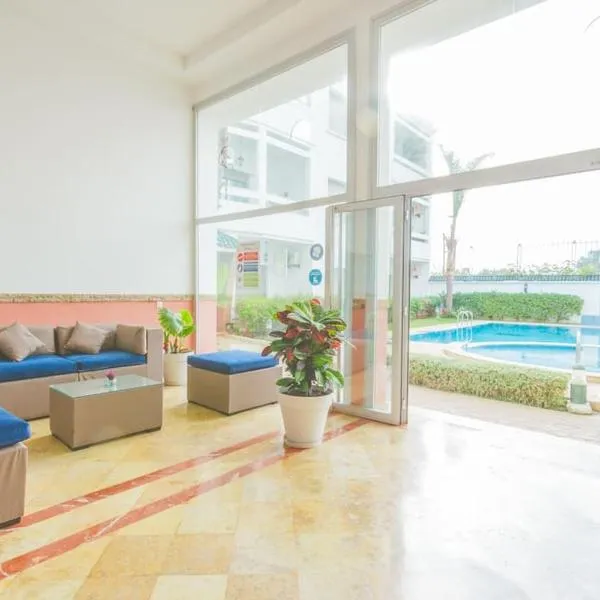 lovely 2 bedroom vacation home with pool/beach, hotell sihtkohas Skhirat