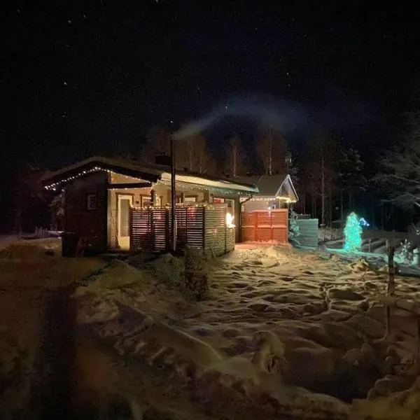 Luxury Aurora glass Igloo, hot tub & sauna cottage, Hotel in Rovaniemi