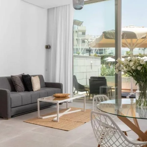 דירת גן במתחם סי סייד 100 מטר מהים - By Edomlux, hotell Eilatis