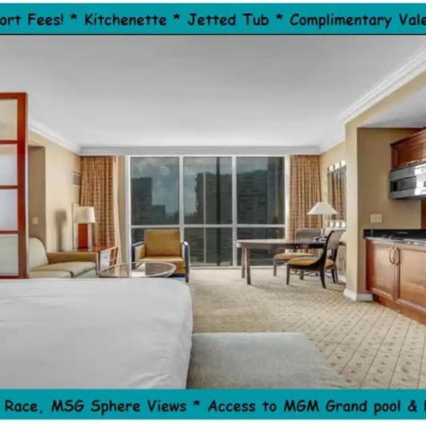 Signature MGM Suite with Strip and Sphere View, Las Vegas