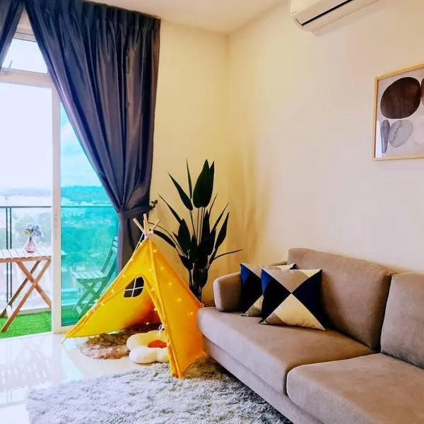 New! 4-6pax Mount Austin High Condo in Johor Bahru、ジョホールバルのホテル
