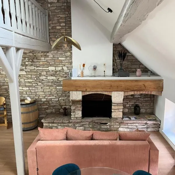 Les clos de Givry - Clos Théodore - Appartement 88m2 climatisé avec sauna et petite terrasse, hotel in Givry