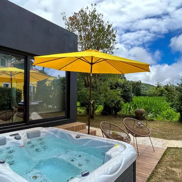 Villa Várzea - The Black Cabin、Várzeaのホテル