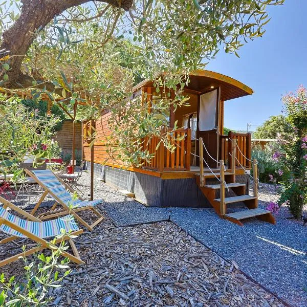 Roulotte au cœur des vignes, Hyères, hôtel à Hyères